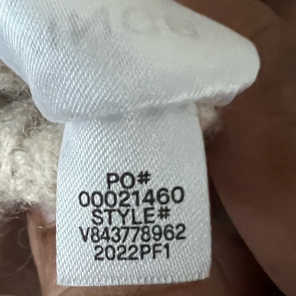 Vince Women's Beige Ribbed Crewneck Sweater - Picture 6 of 6